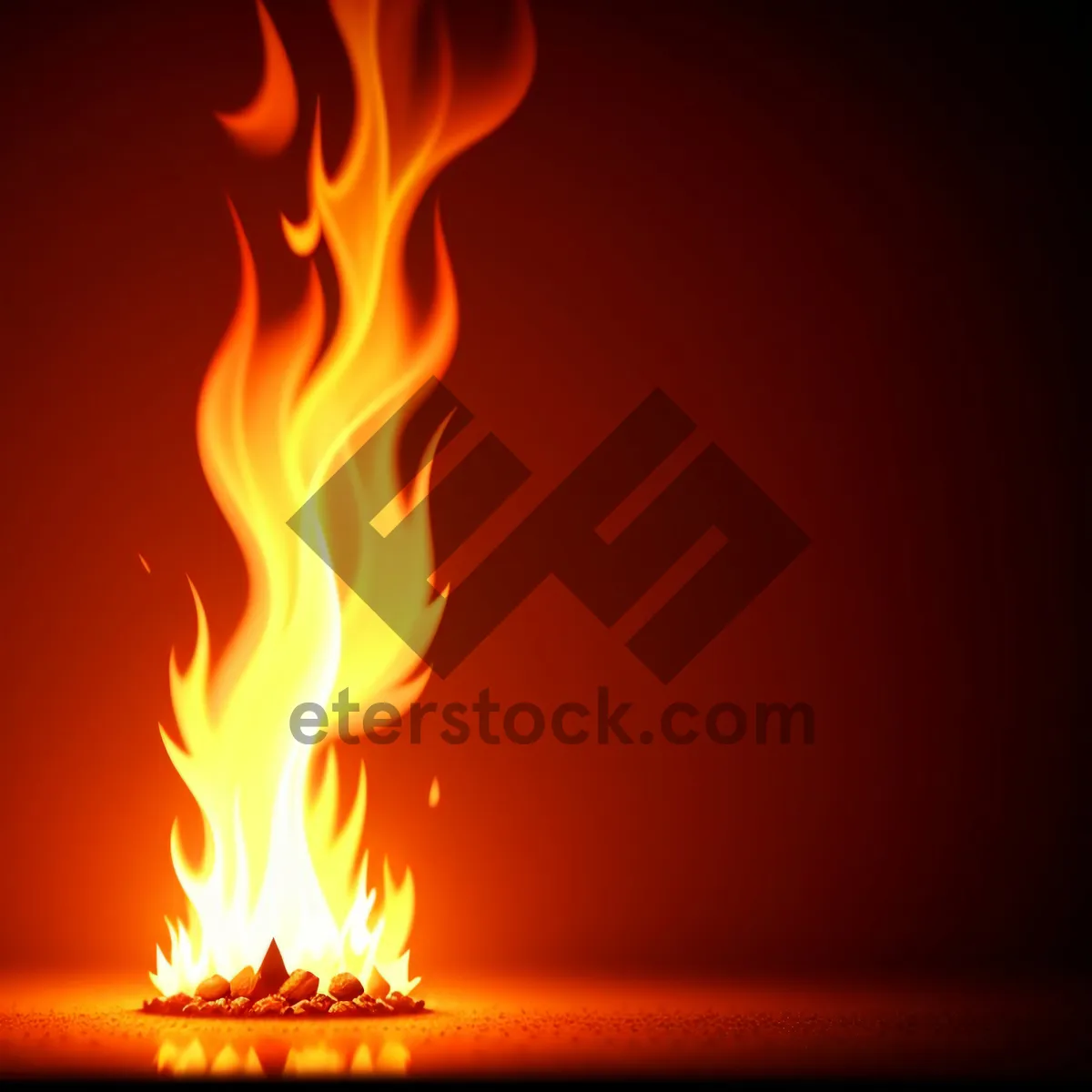 Picture of Searing Blaze: A Fiery Flaming Bonfire