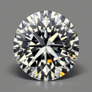 Round Faceted Black Diamond: Exquisite Jewel of Luxury