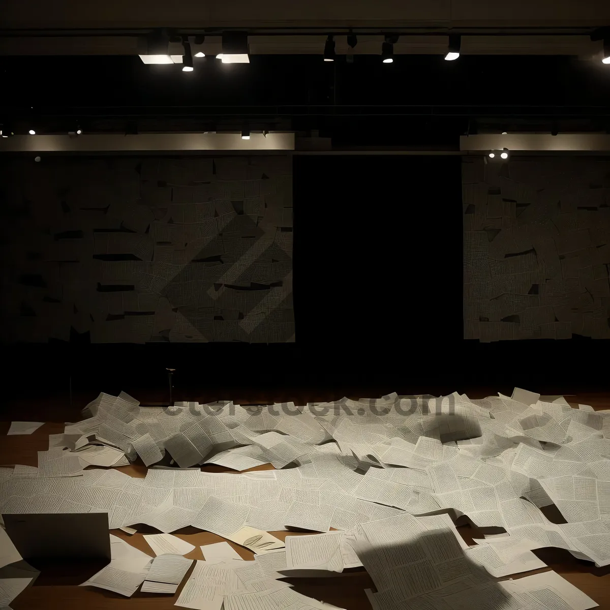 Picture of Modern luxury interior design with comfortable furniture and 3D architecture