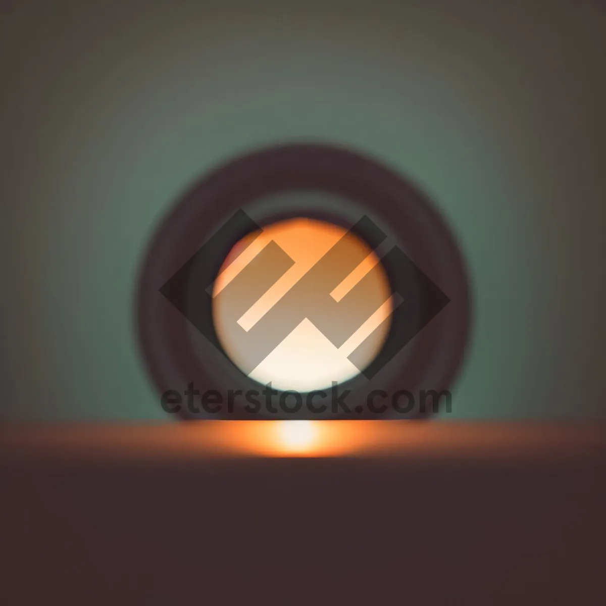 Picture of Shiny Black Electric Lamp Design - Web Icon