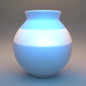 Glass Vase with Liquid Contents