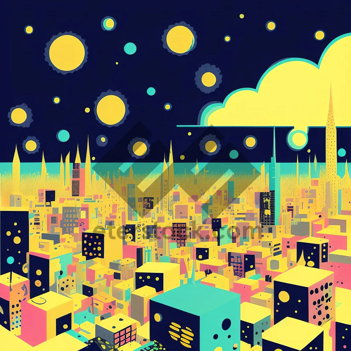 Picture of Minimalistic web design icon set