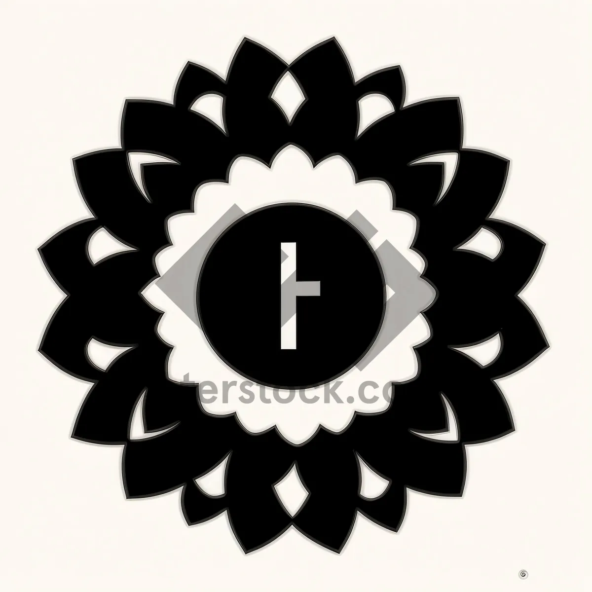 Picture of Symbolic Circle Graphic Design Element