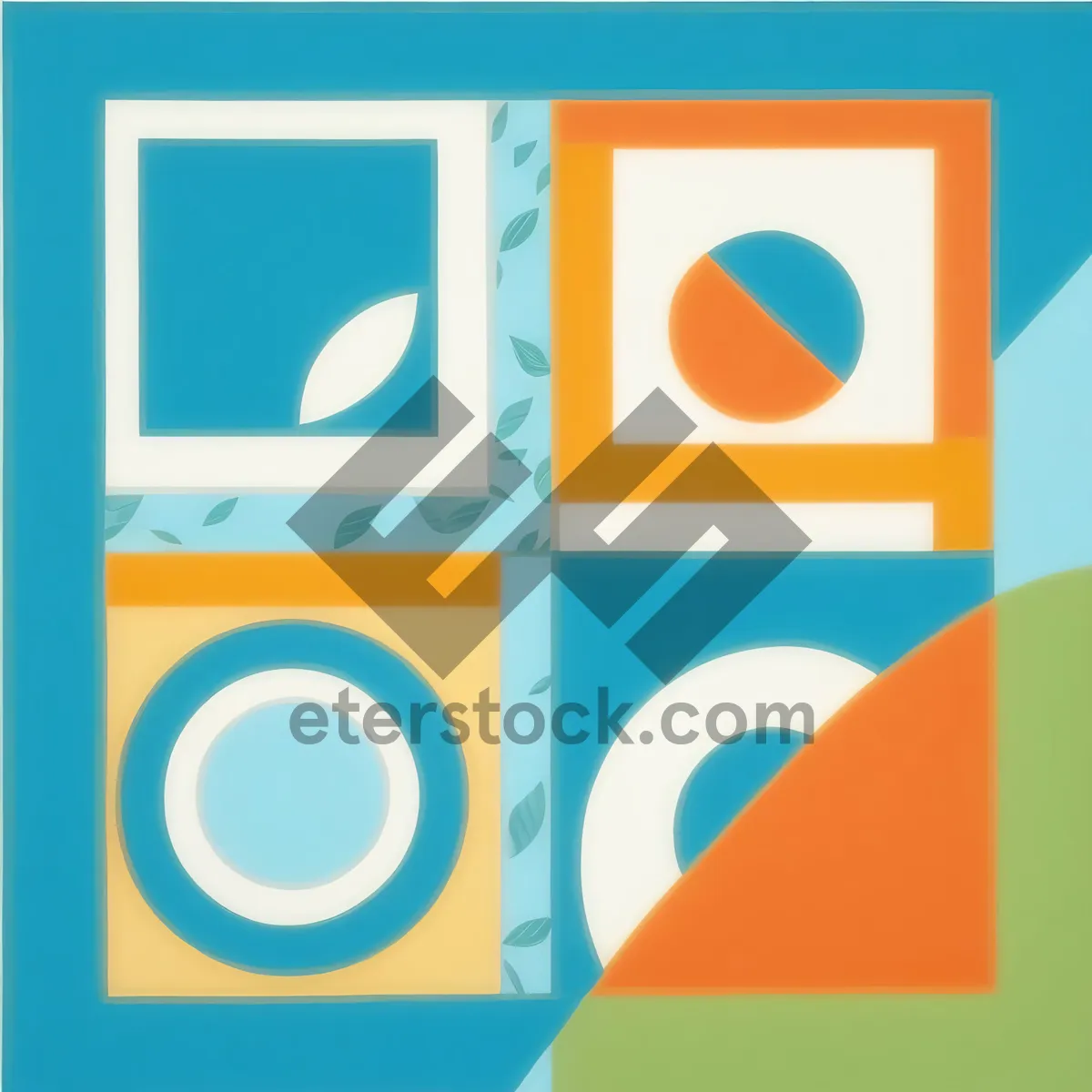 Picture of Glossy Stationery Icon Set - 3D Square Web Buttons