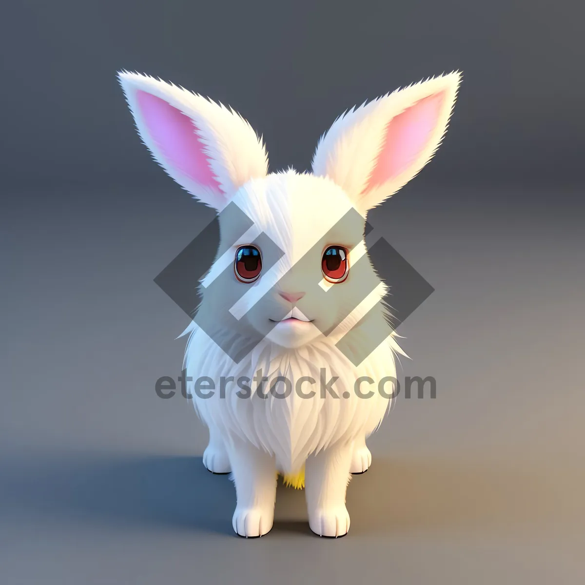 Picture of Cute Bunny in a Studio