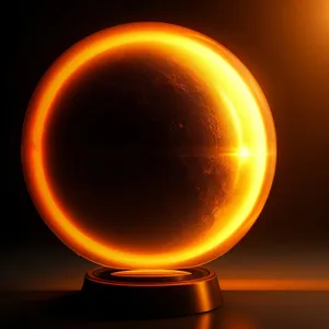 Flaming Orange Design: Vibrant Heat and Light