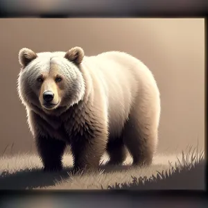 Adorable Brown Bear in Wild Habitat