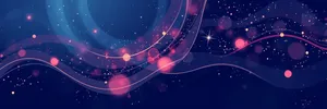 Sparkling Snowflake Galaxy Celebration Card