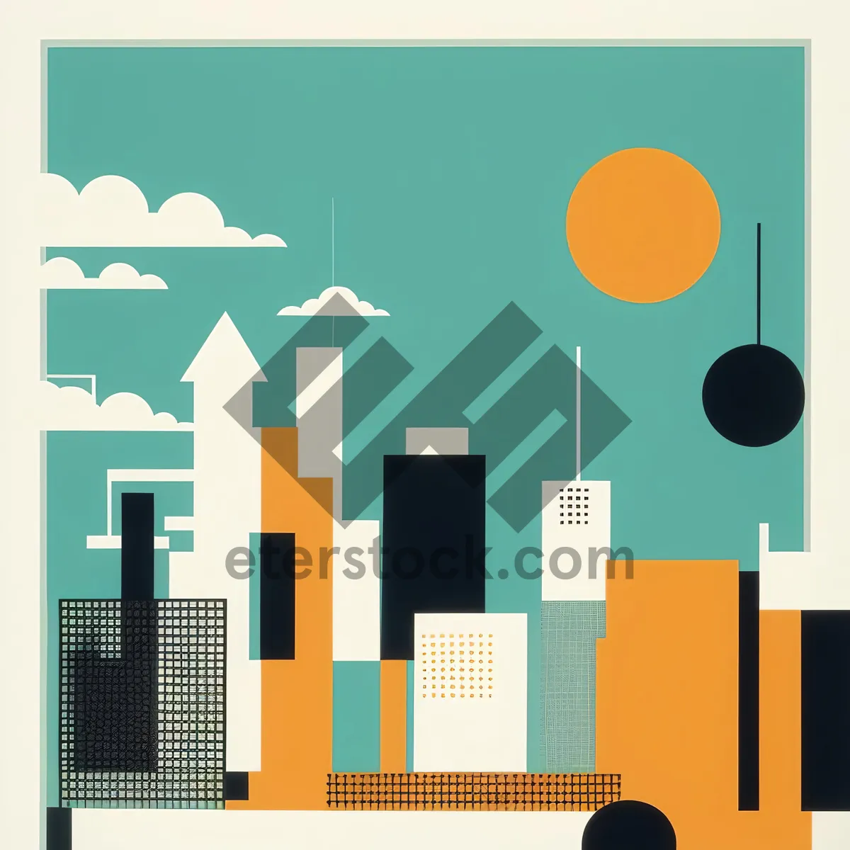 Picture of Business Icons Set: Stylish Symbols for Design