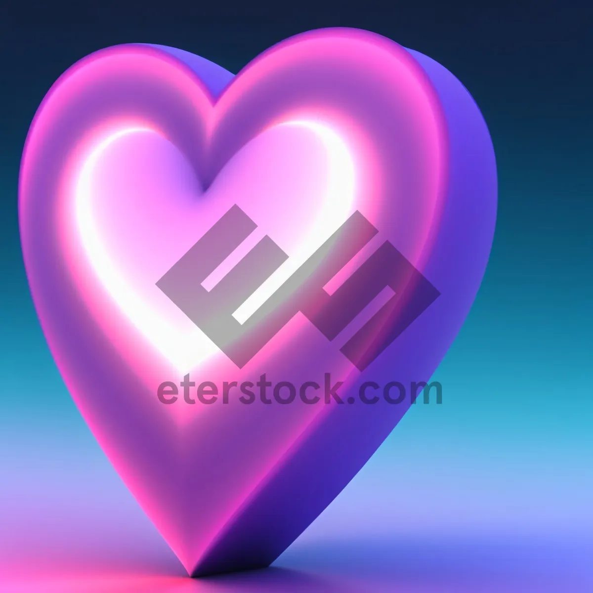 Picture of Heart-shaped Love Button Design