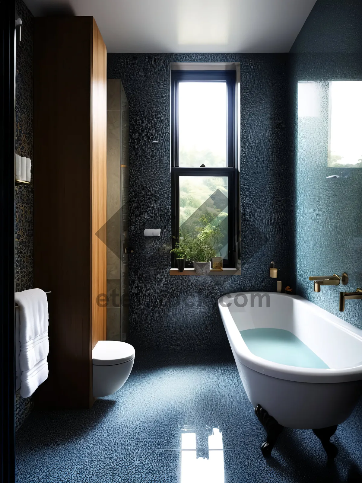 Picture of Modern luxury bathroom with clean design and stylish fixtures