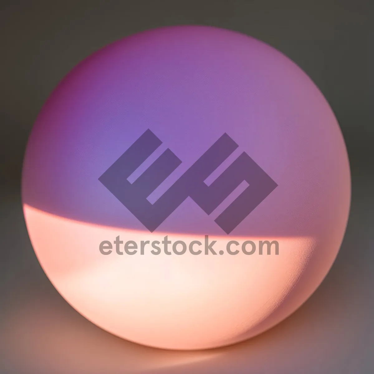 Picture of Circular Glass Sphere Icon with Shiny Reflection