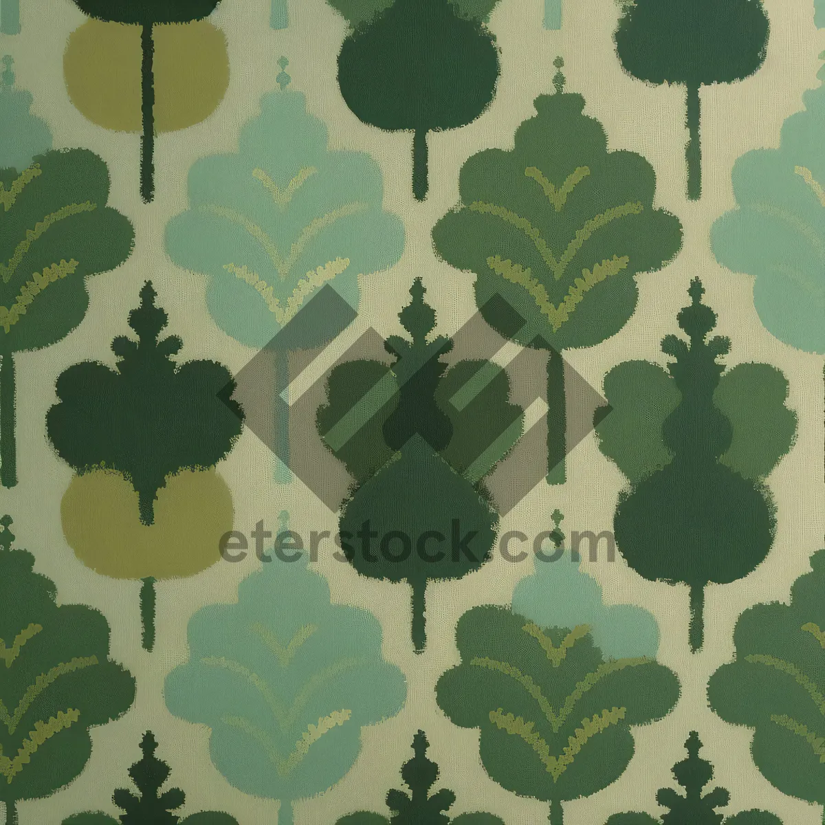 Picture of Floral swirl pattern for modern decor style