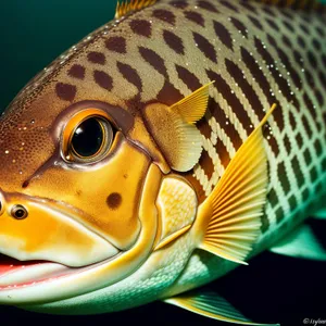 Colorful Tropical Fish in Underwater Reef