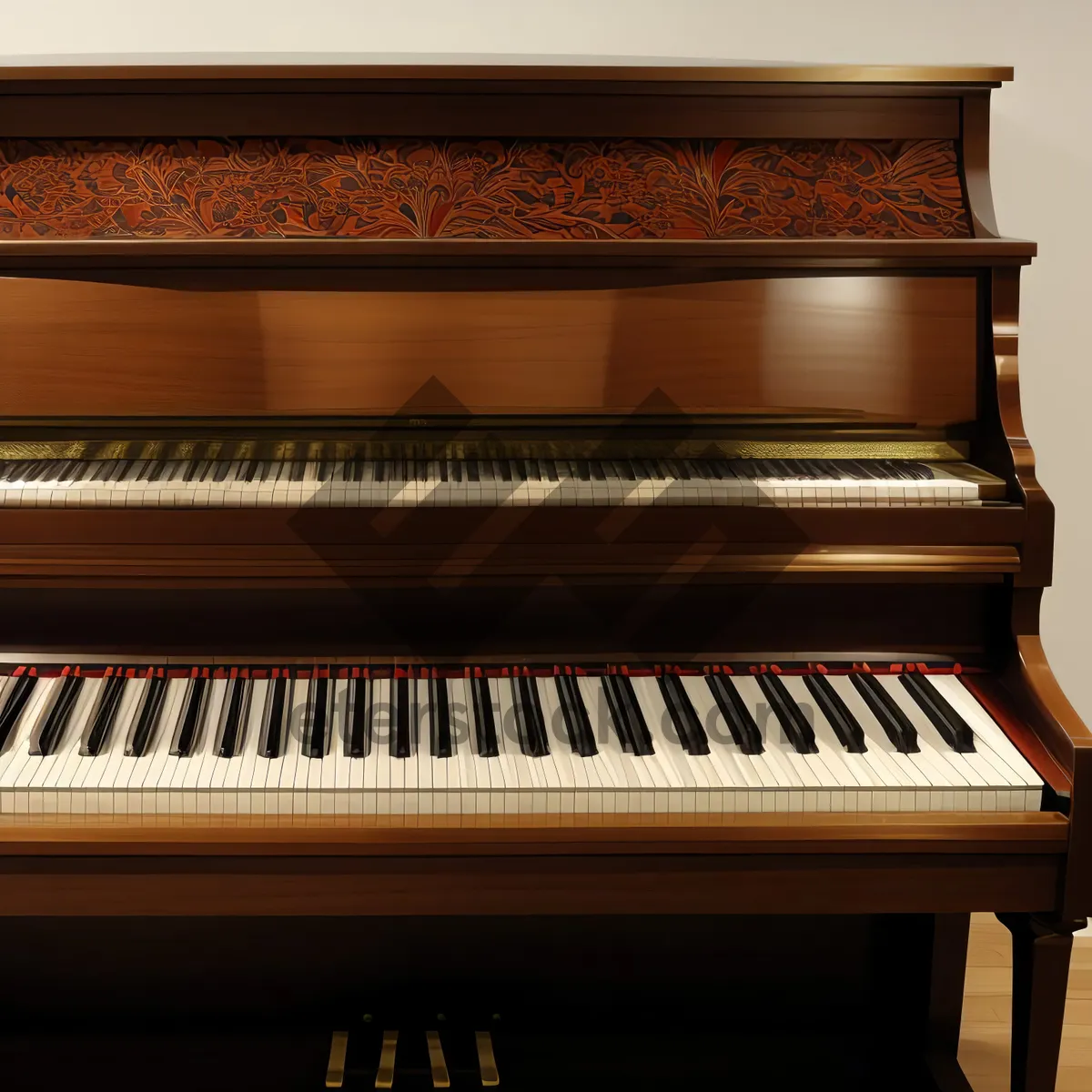 Picture of Music Keyboard Instrument with Upright Keys