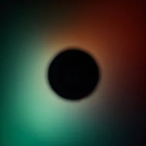 Black Hole Illuminated Circle Design