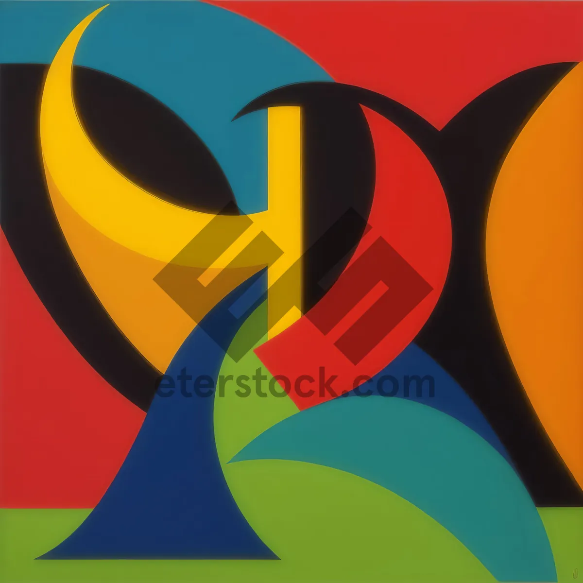 Picture of Abstract Graphic Wave Design Icon