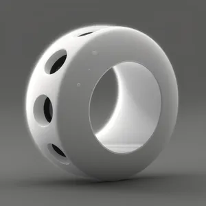 3D Shiny Button Symbol