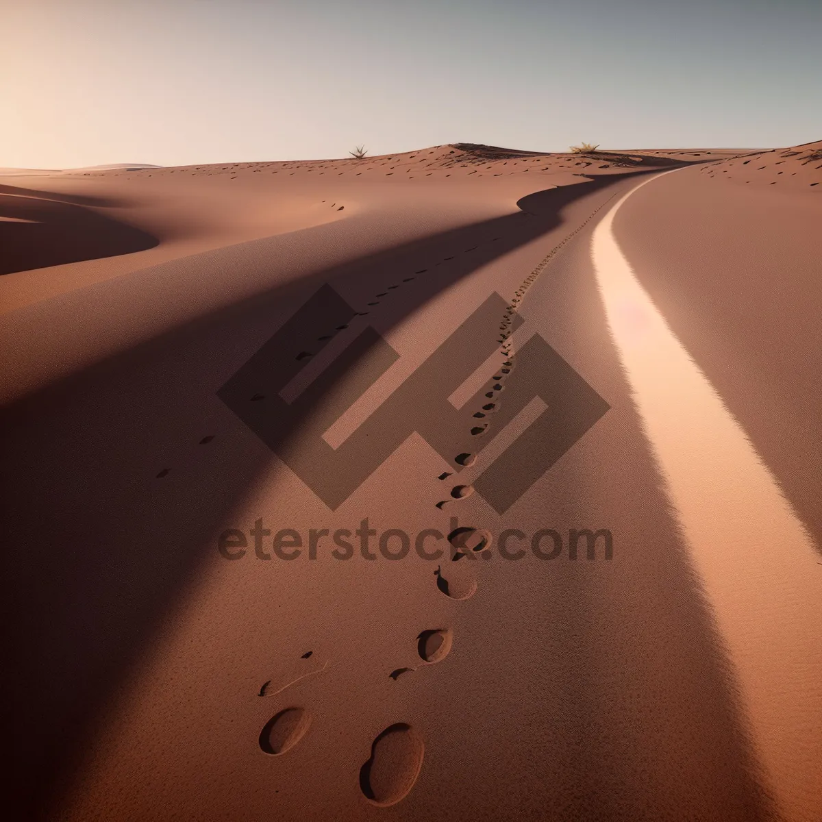 Picture of Endless Sands: A Desert Journey Under the Summer Sky