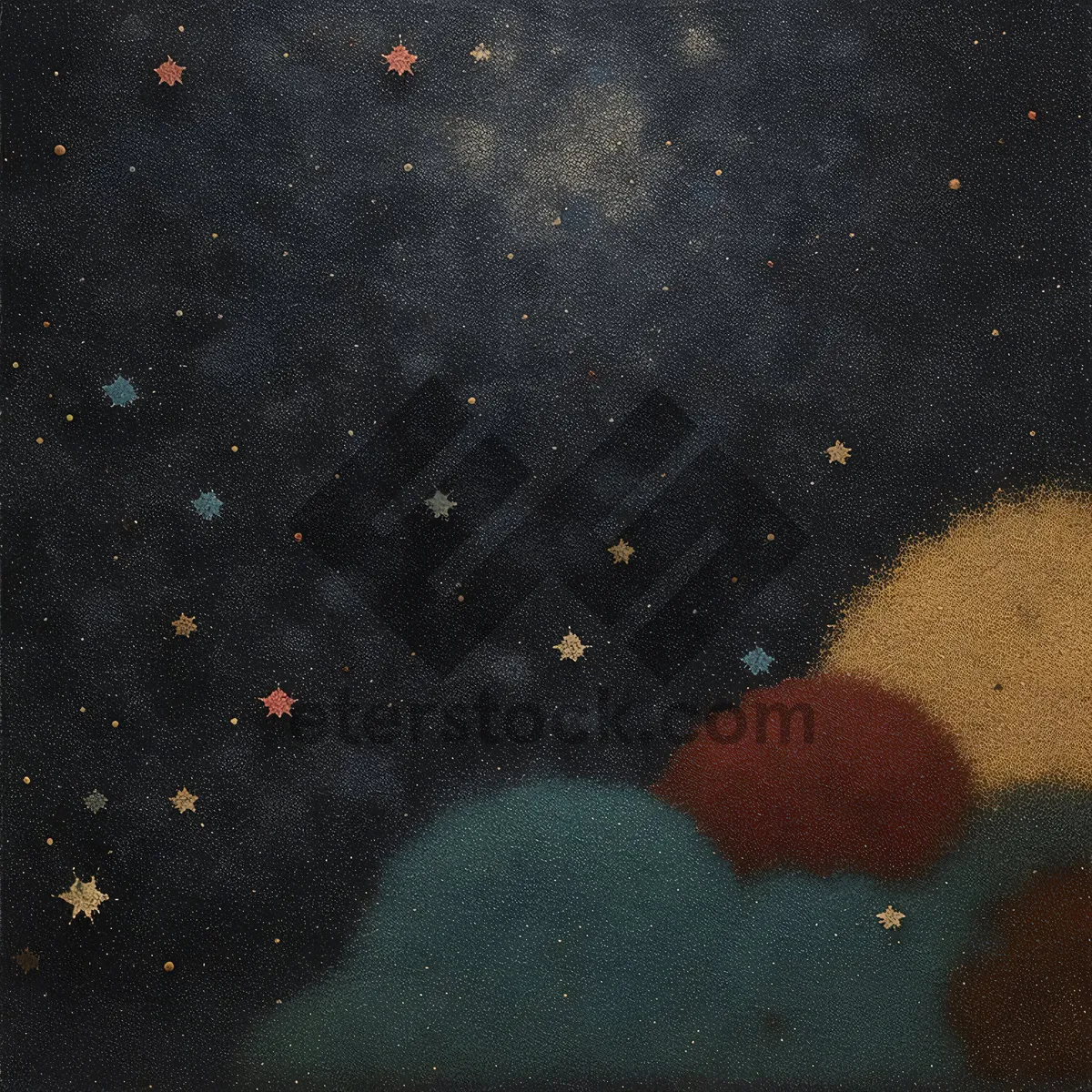 Picture of Starry Night Sky - Celestial Fantasy Galaxy Pattern