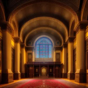 Timeless Majesty: Arching Stone Vault in Historic Cathedral