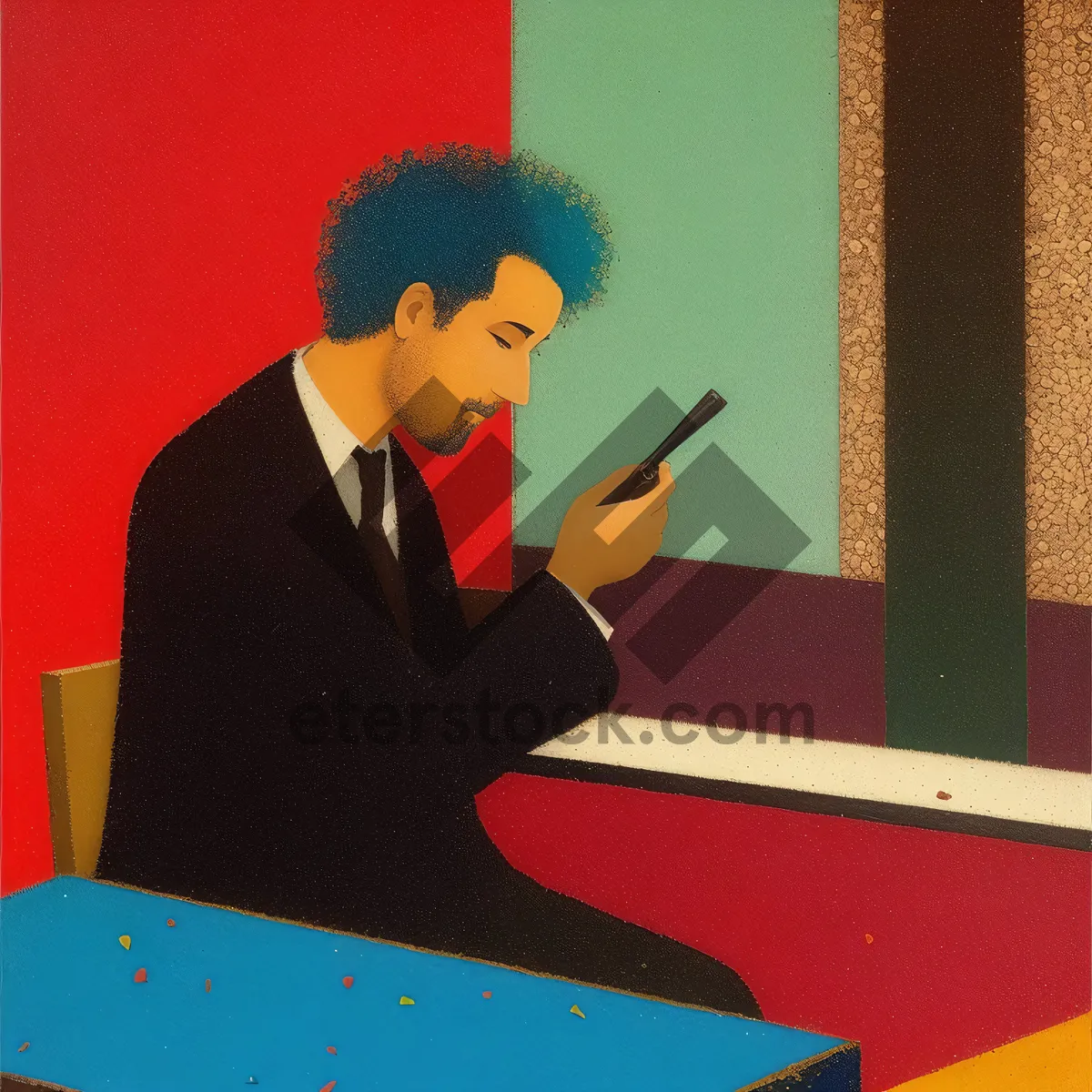 Picture of Charismatic Male Comedian Entertainer Portrait