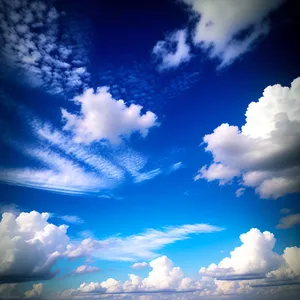 Sunny Sky - Fluffy Clouds - Serene Atmosphere