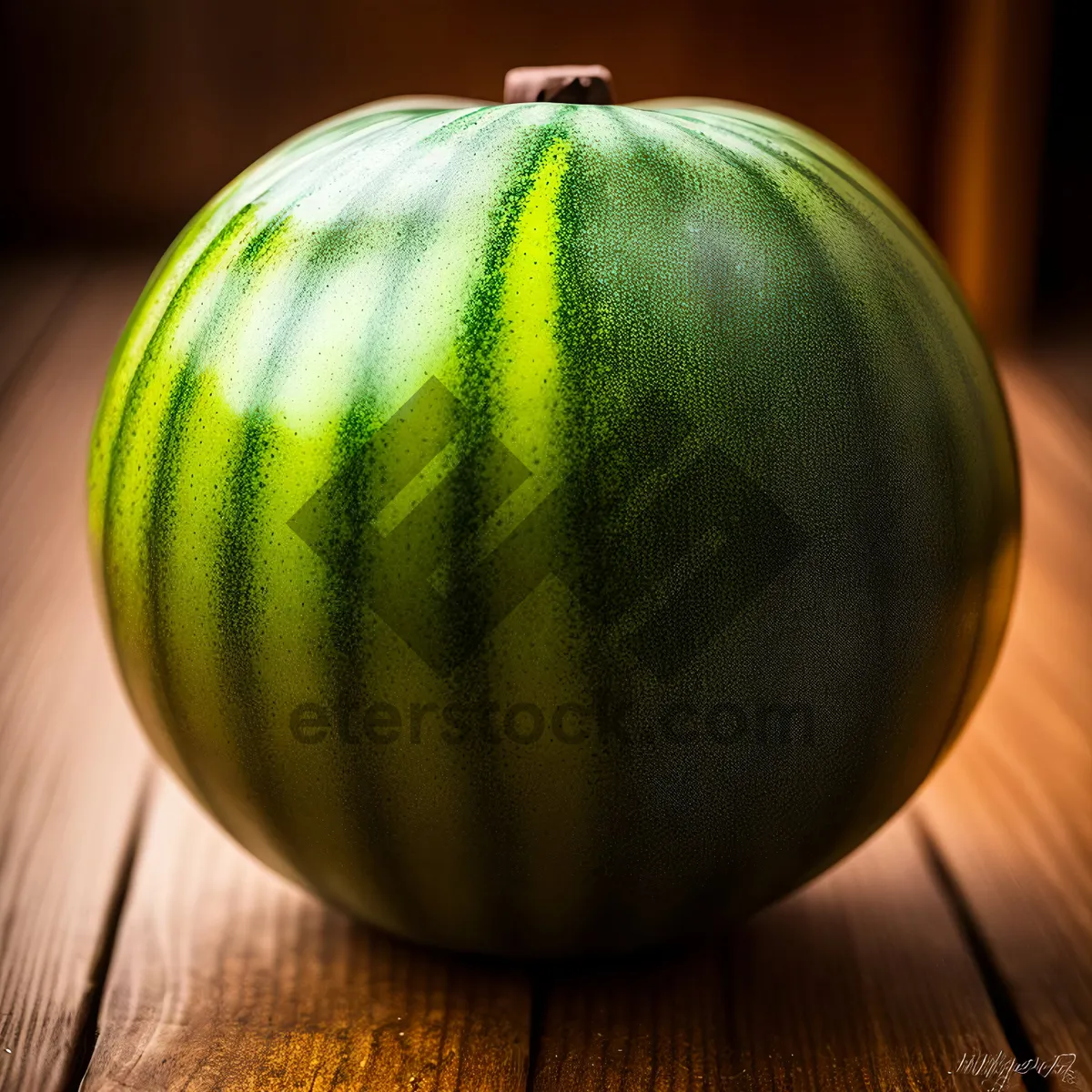 Picture of Harvest-Ready Orange Pumpkin and Acorn Squash