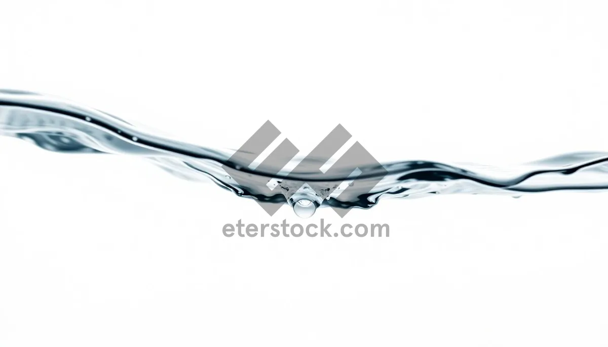 Picture of Water wave motion design with clean backdrop