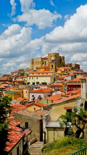 Historic City Skyline with Tower and River View.