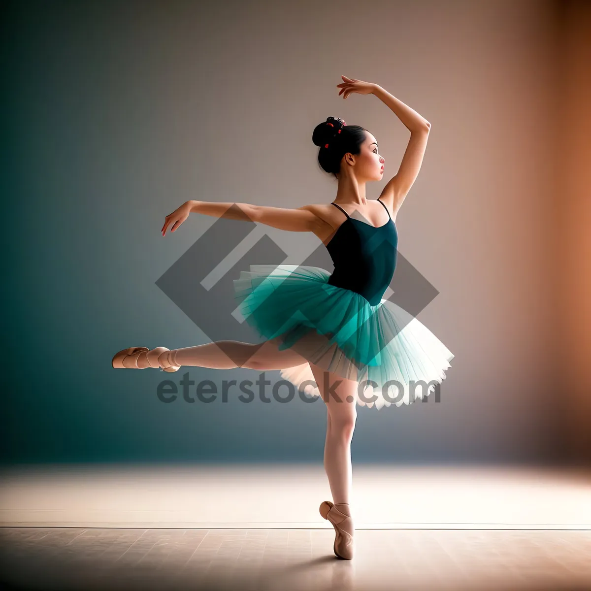 Picture of Exuberant Dance Performance in a Summer Sky