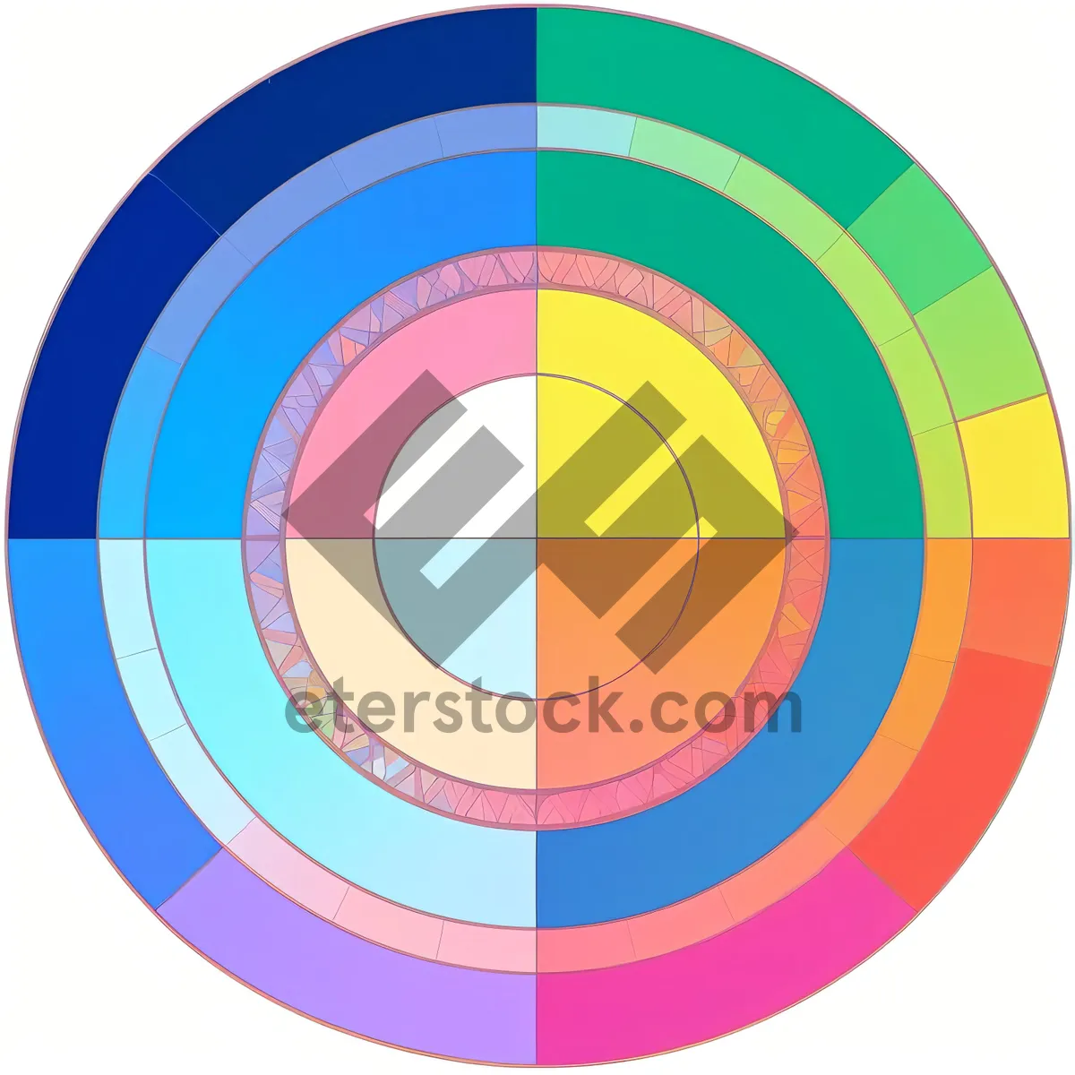 Picture of Glossy Web Button Icon - Round Circle Design