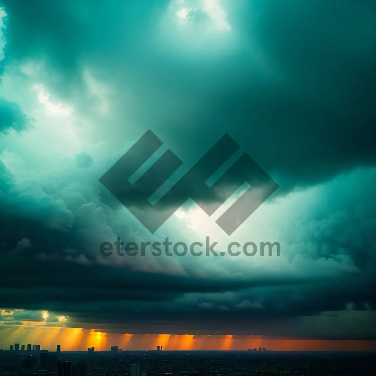 Picture of Golden Horizon: Majestic Sunsets over the Ocean