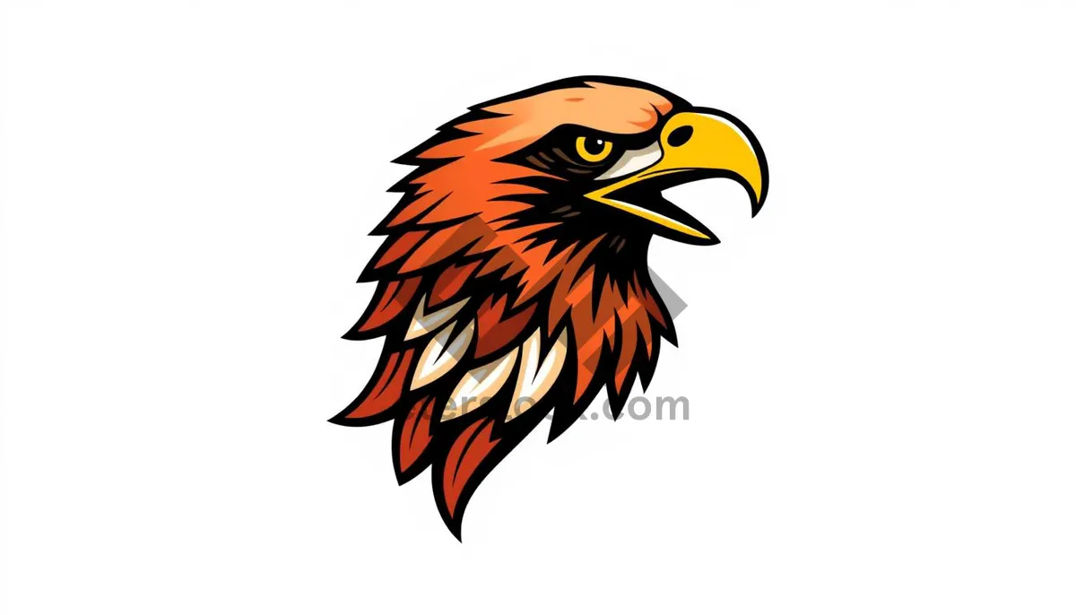 Picture of Cartoon winged animal graphic drawing