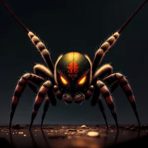 Creepy Barn Spider: A Scary Invertebrate Arachnid