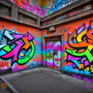 Colorful Urban Wall Art