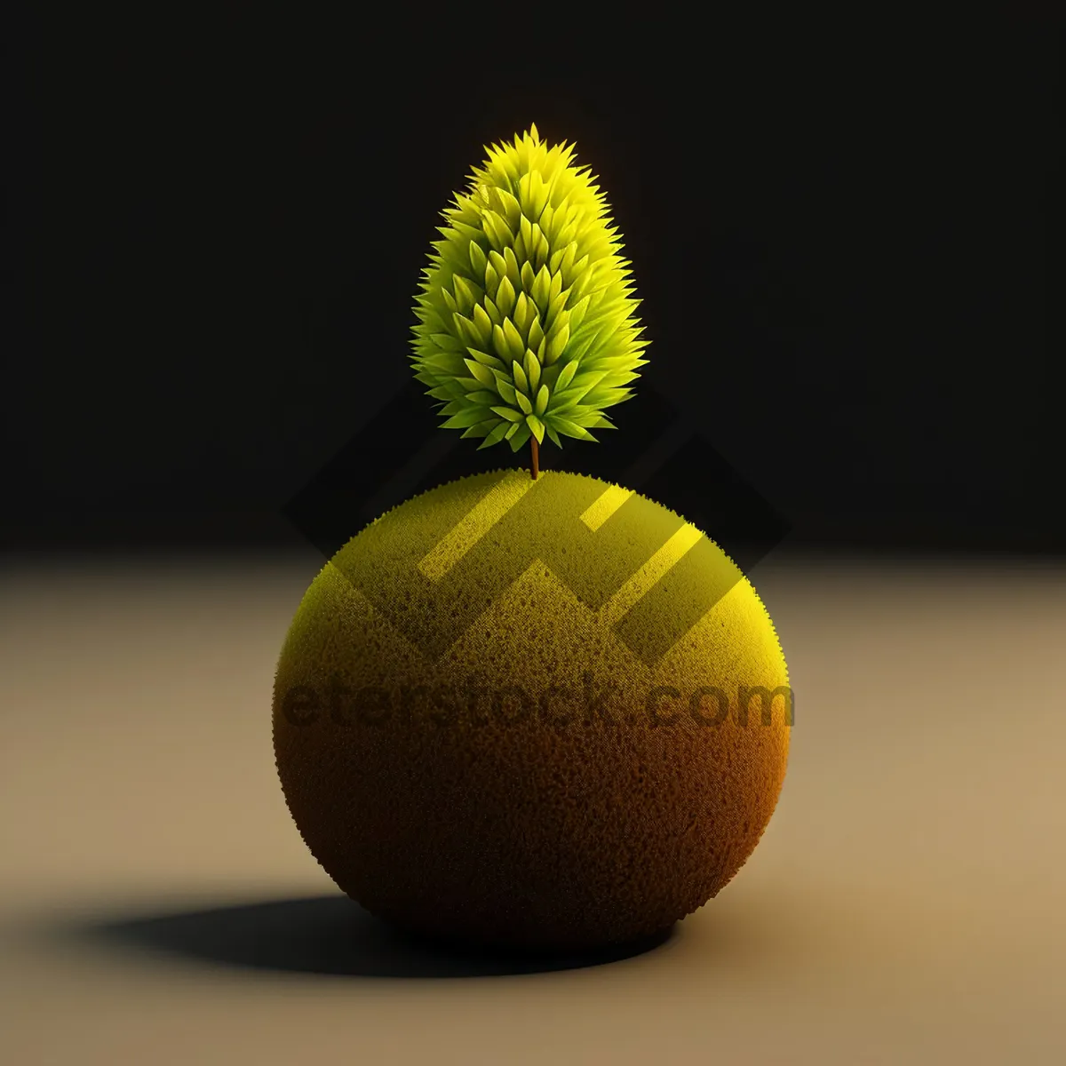 Picture of Yellow Tennis Ball with Citrus Twist