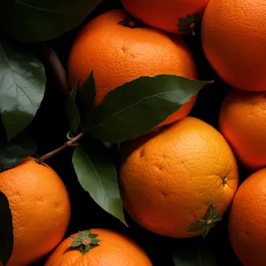 Ripe Orange Mandarin, Fresh and Healthy Fruit