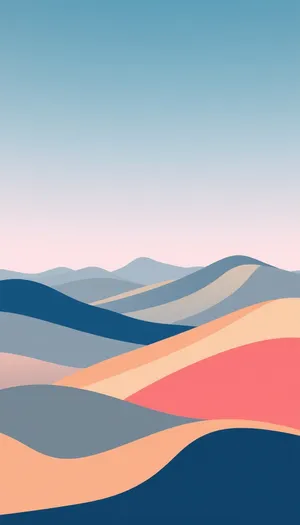Graphic Wave Pattern Design Wallpaper Concept