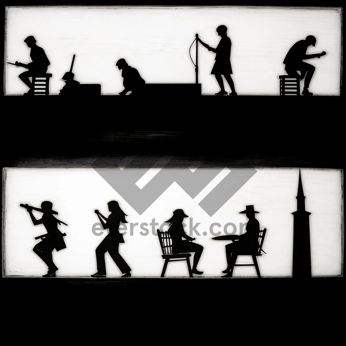 Picture of Silhouette Dance: Black Art in Sunset