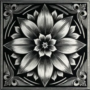 Floral Tracery: Vintage Artistic Decorative Wallpaper Design