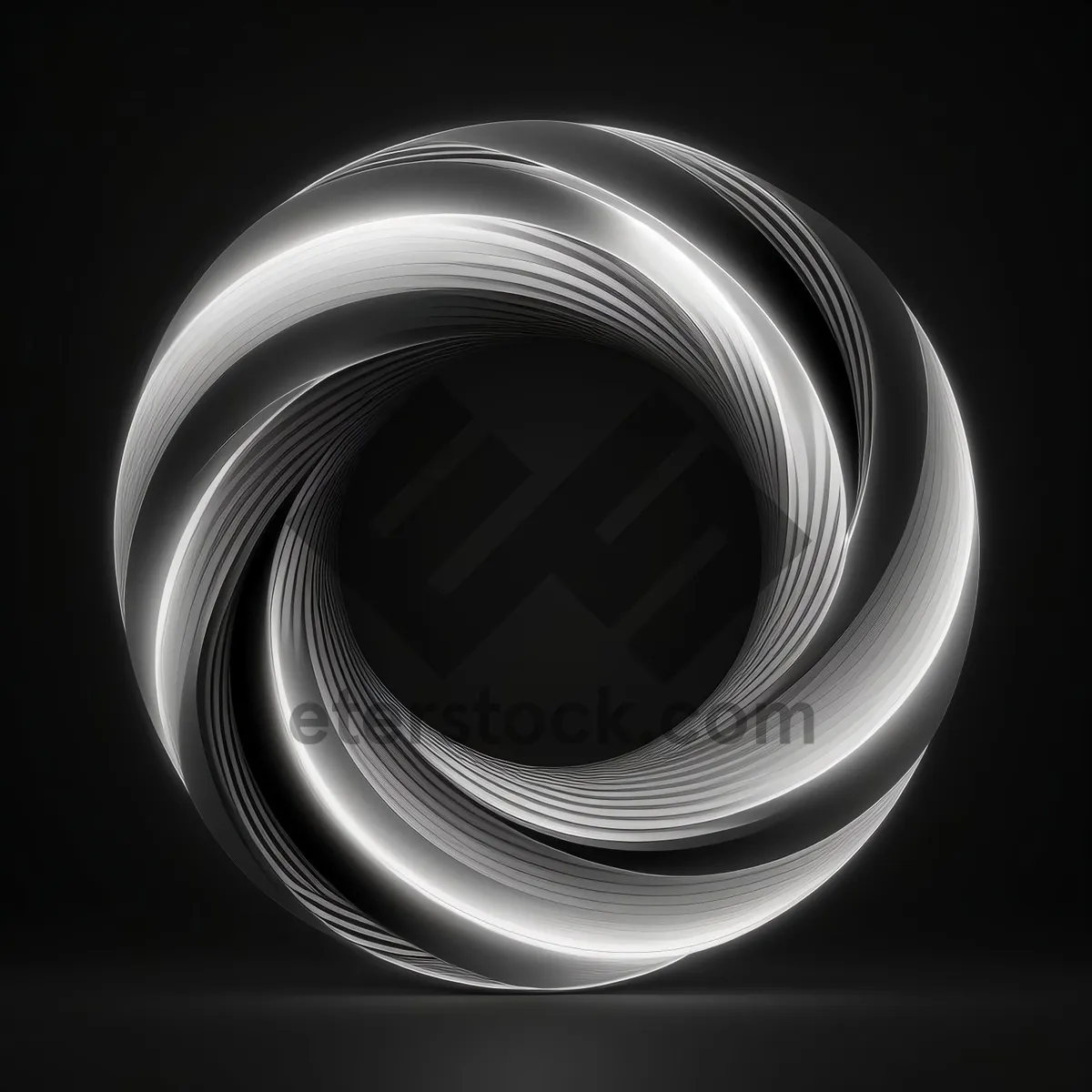 Picture of Dynamic Swirls: Modern Graphic Design with 3D Motion