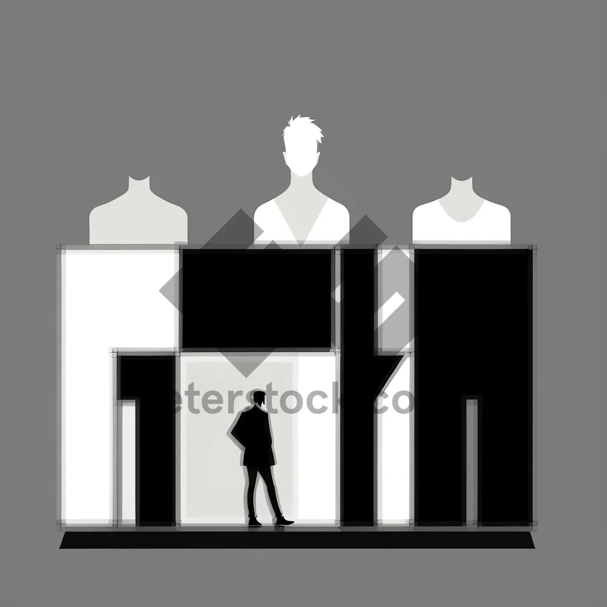 Picture of Elegant 3D Boutique Business Design Icon