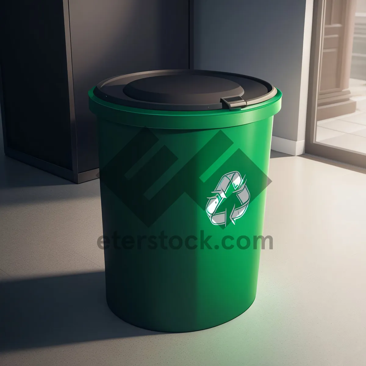 Picture of Recyclable Plastic Bin for Garbage Disposal