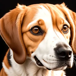 Adorable Beagle Puppy - Purebred Canine with Cute Brown Fur