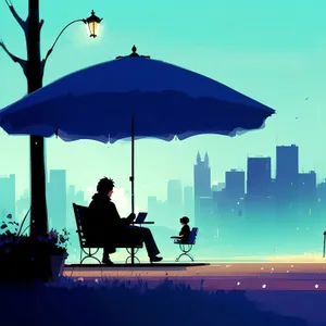 Paradise by the Shore: Relaxing Under the Beach Umbrella