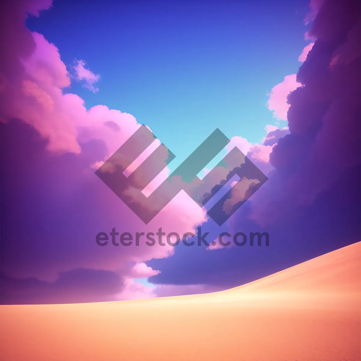 Picture of Serenity over the Atlas: Sunlit Sky and Clouds