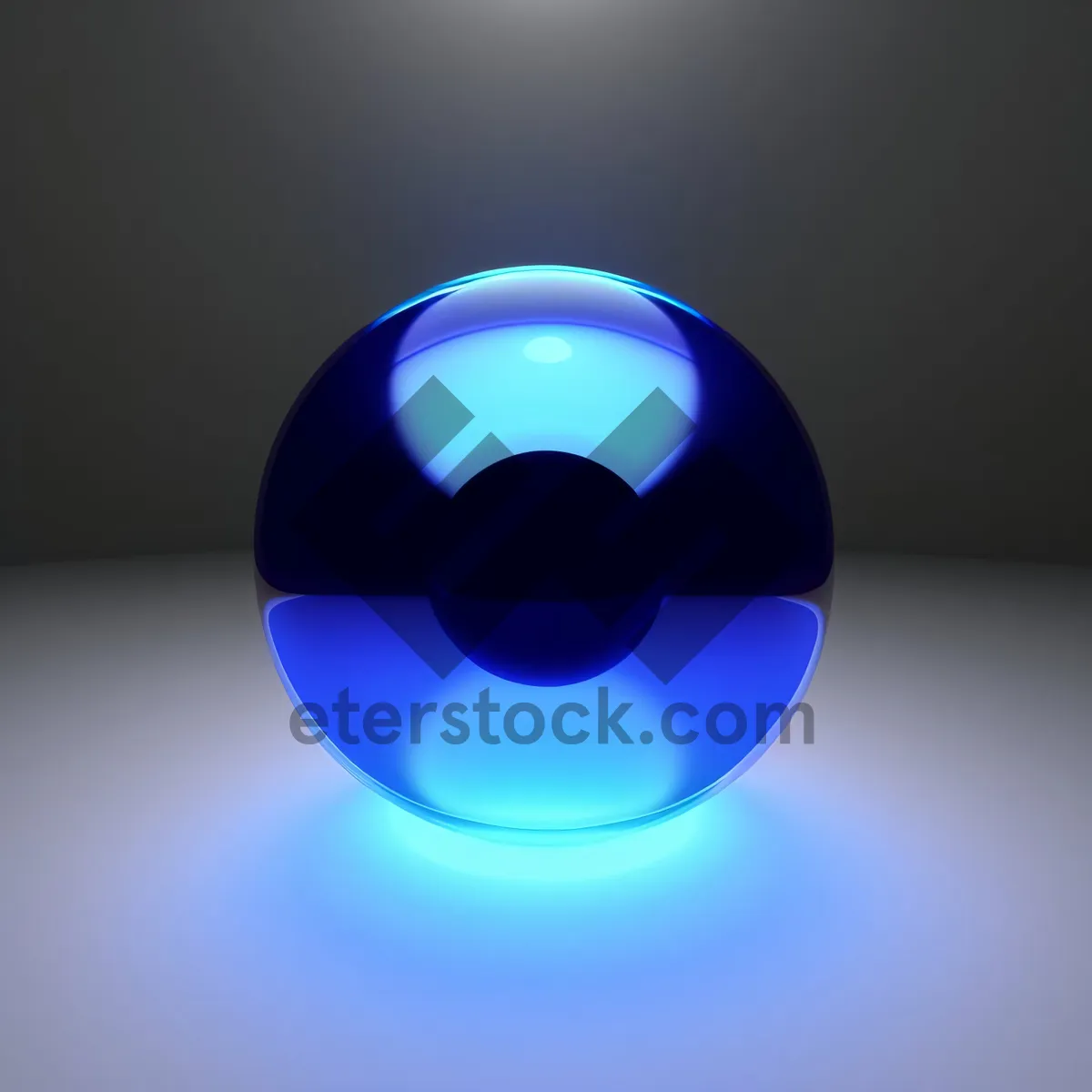 Picture of Shiny Glass Sphere Icon - Bright Spherical Design