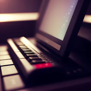 Black Laptop Keyboard: Efficient Data Input Device