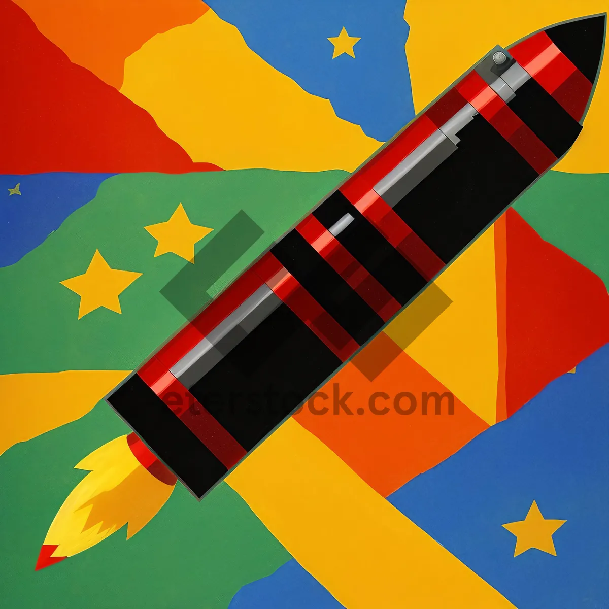 Picture of England's Patriotic Union Flag Blowing in the Wind